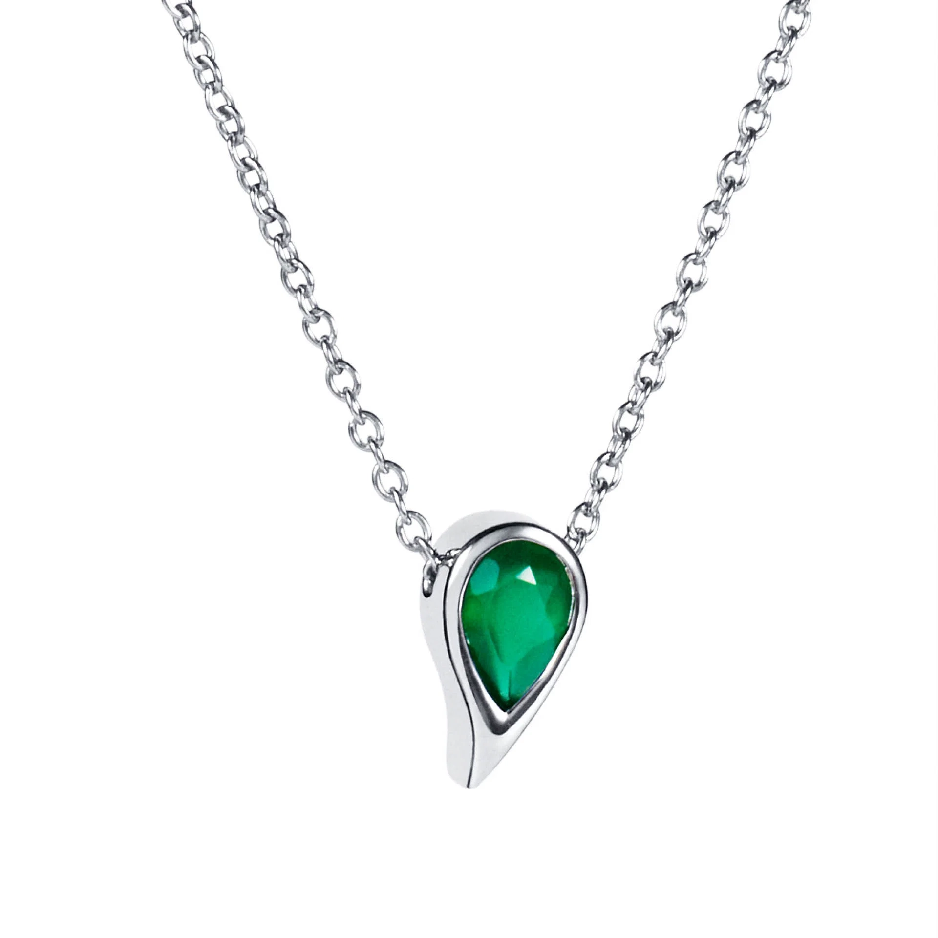 Efva Attling - Sparkle Of Life Single Necklace - Green