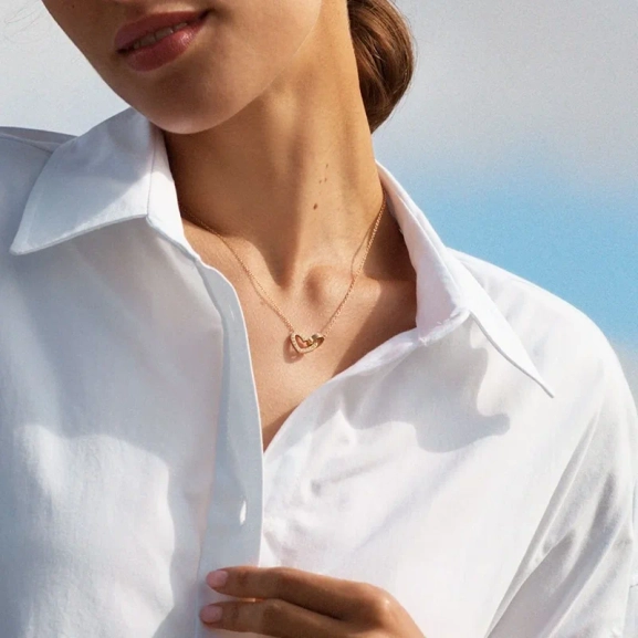 Eternal Heart Necklace Gold - Edblad - Snabb frakt & paketinslagning - Nordic Spectra