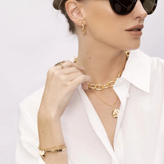 FHL Coin Necklace Organic Gold - Emma Israelsson - Snabb frakt & paketinslagning - Nordic Spectra