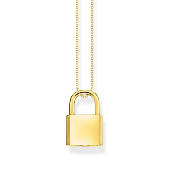 Halsband Hänglås Guld - Thomas Sabo halsband - Snabb frakt & paketinslagning - Nordicspectra.se