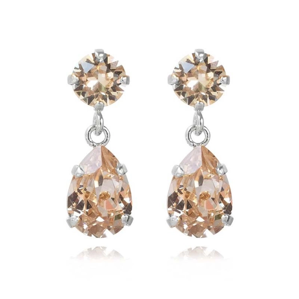 Mini Drop Earrings Rhodium Silk - Caroline Svedbom - Nopea toimitus ja lahjapakkaus - Nordic Spectra