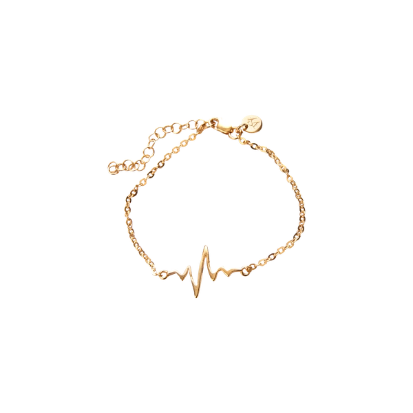 Heartbeat - Gold Armband von Sofia Wistam, Schneller Versand - Nordicspectra.de