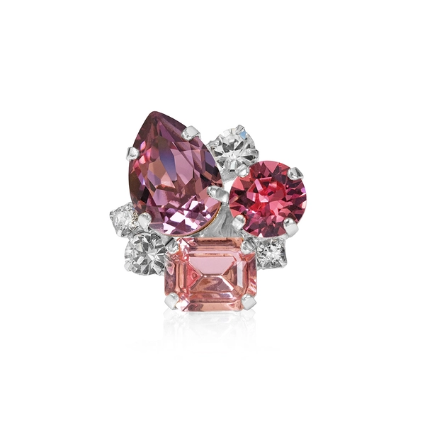 Angelina Ring Rhodium Iris Combo - Caroline Svedbom - Nopea toimitus ja lahjapakkaus - Nordic Spectra