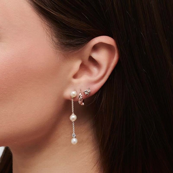 Creol Blad med Vita Stenar Rosé - Thomas Sabo berlock - Snabb frakt & paketinslagning - Nordicspectra.se