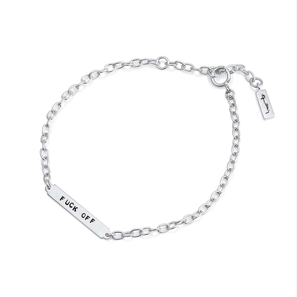 Power Plates Bracelet - Fuck Off - Efva Attling - Suuri valikoima & ilmainen lahjapaketointi - Nordicspectra.fi