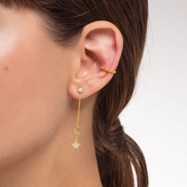 Ear Cuff Kulta - Thomas Sabo - Suuri valikoima & ilmainen lahjapaketointi - Nordicspectra.fi
