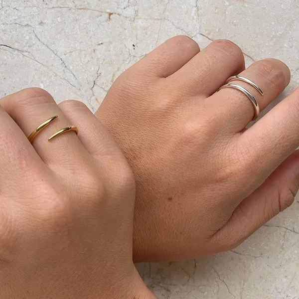 Loop Ring Silver -CU Jewellery - Snabb frakt & paketinslagning - Nordicspectra.se