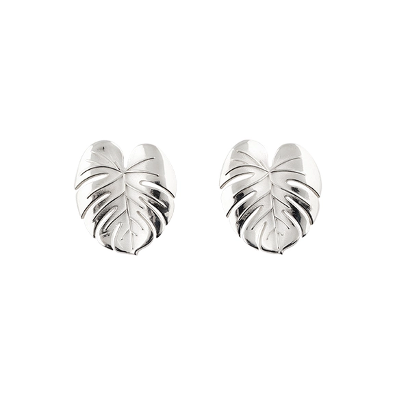 Palm Leaf Earrings Silver von Emma Israelsson, Schneller Versand - Nordicspectra.de