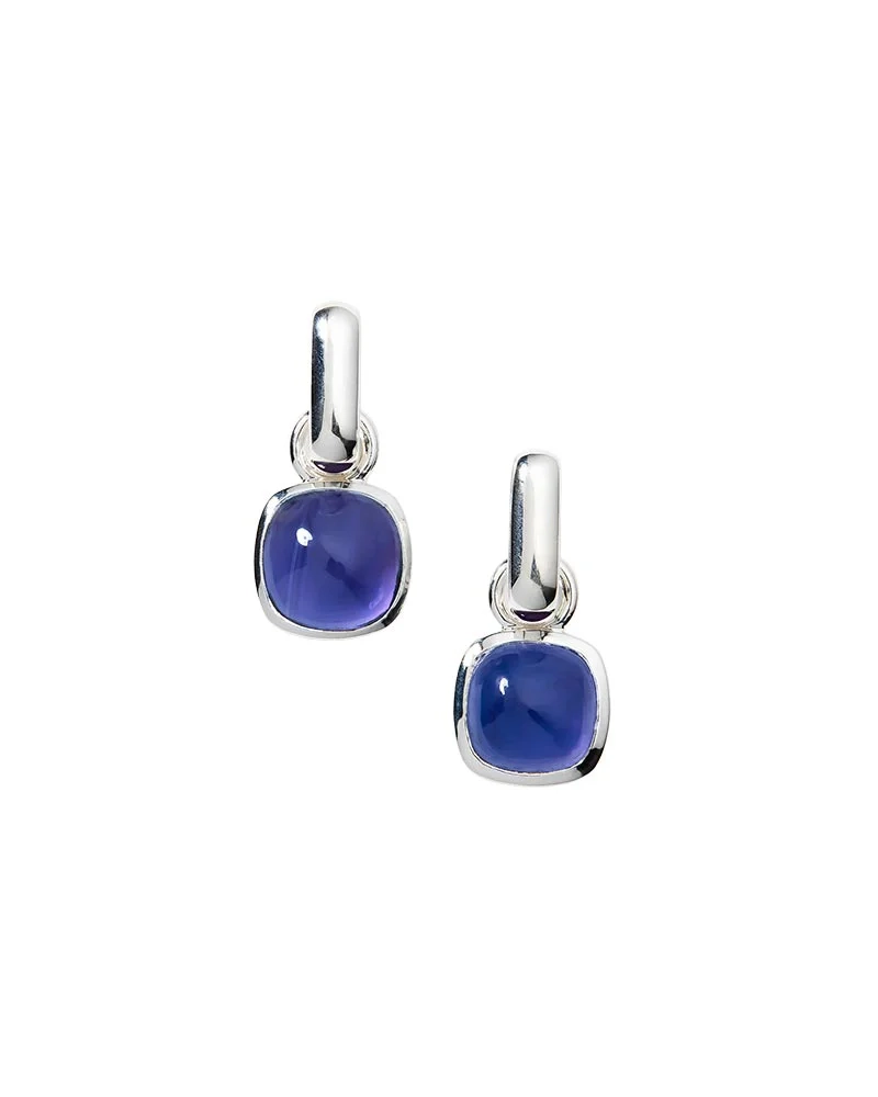 Syster P - Lumera Earrings Silver Sapphire