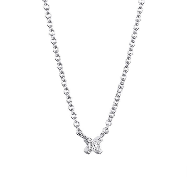 Dolce Vita Princess Necklace White Gold - Efva Attling halsband - Snabb frakt & paketinslagning - Nordicspectra.se