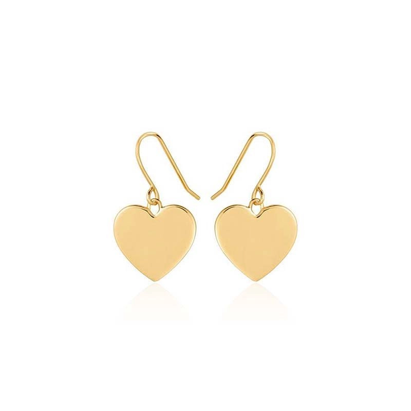 SOPHIE by SOPHIE – Heart Hook Earrings Gold