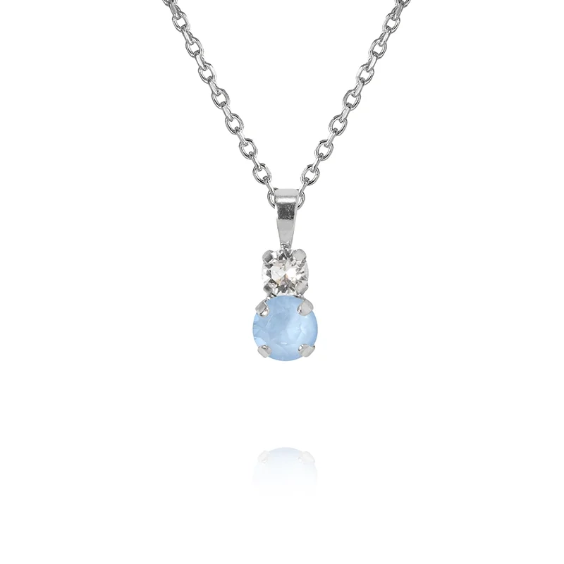 Caroline Svedbom - Leah Necklace Rhodium Sky Combo