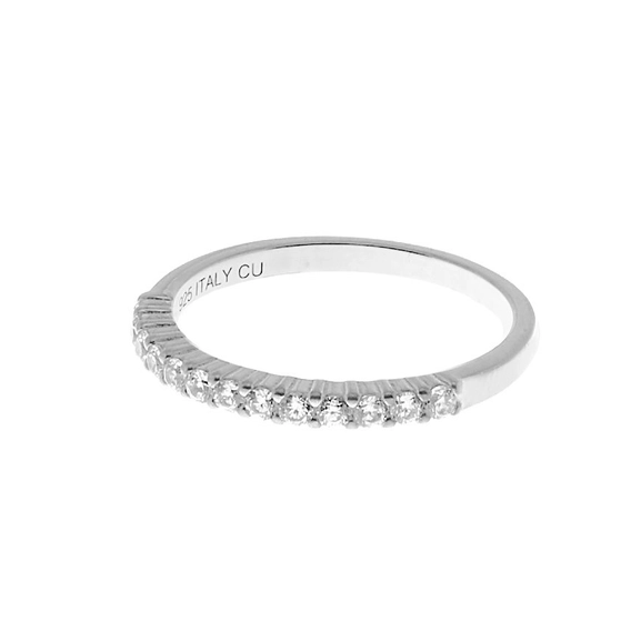 Two stone ring silver -CU Jewellery - Snabb frakt & paketinslagning - Nordicspectra.se