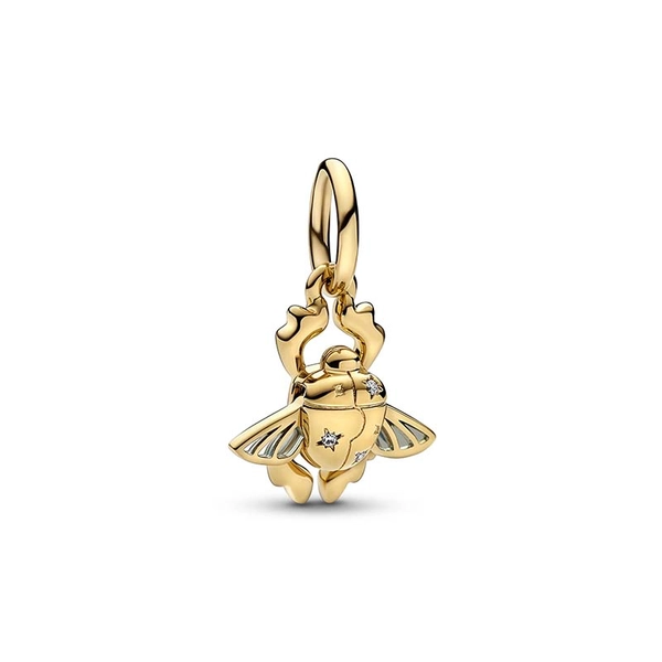 Disney Aladdin Skarabäus-Käfer Charm-Anhänger Gold von PANDORA, Schneller Versand - Nordicspectra.de