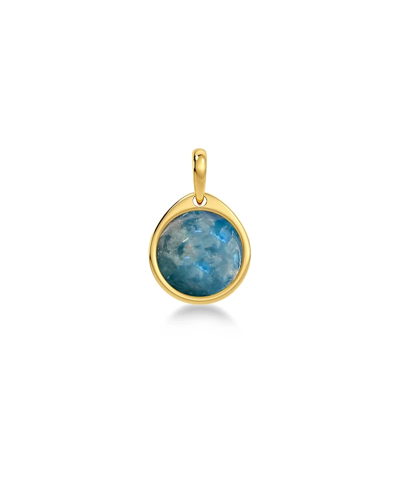 Edblad Birthstone Charm Gold halsband herr – bild 2