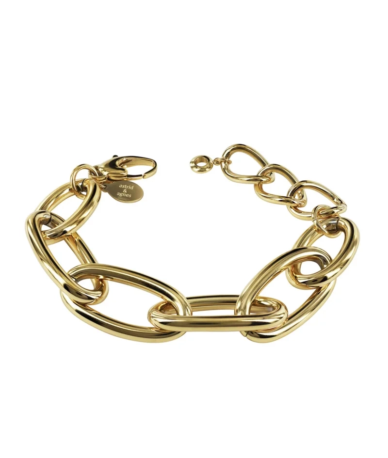 Astrid & Agnes - EVELYN Armband Guld