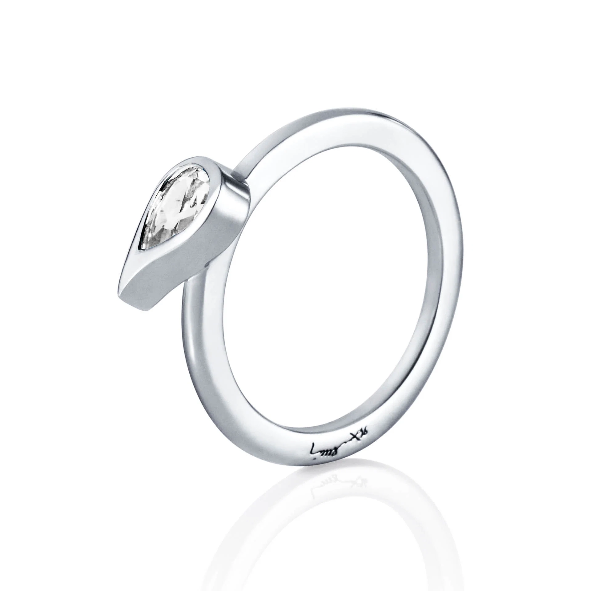 Sparkle Of Life Ring White Topaz