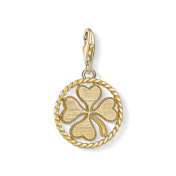 Charm-Anhänger Coin Kleeblatt von Thomas Sabo, Schneller Versand - Nordicspectra.de