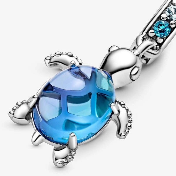 Meeresschildkröte Murano-Glas Charm-Anhänger von PANDORA, Schneller Versand - Nordicspectra.de