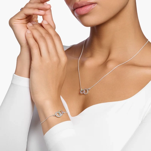 Svärtat Silverarmband Together Färgstenar - Thomas Sabo - Snabb leverans & paketinslagning - Nordic Spectra
