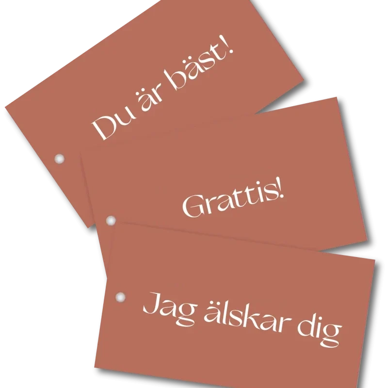 Nordic Spectra – Kort med personlig hälsning