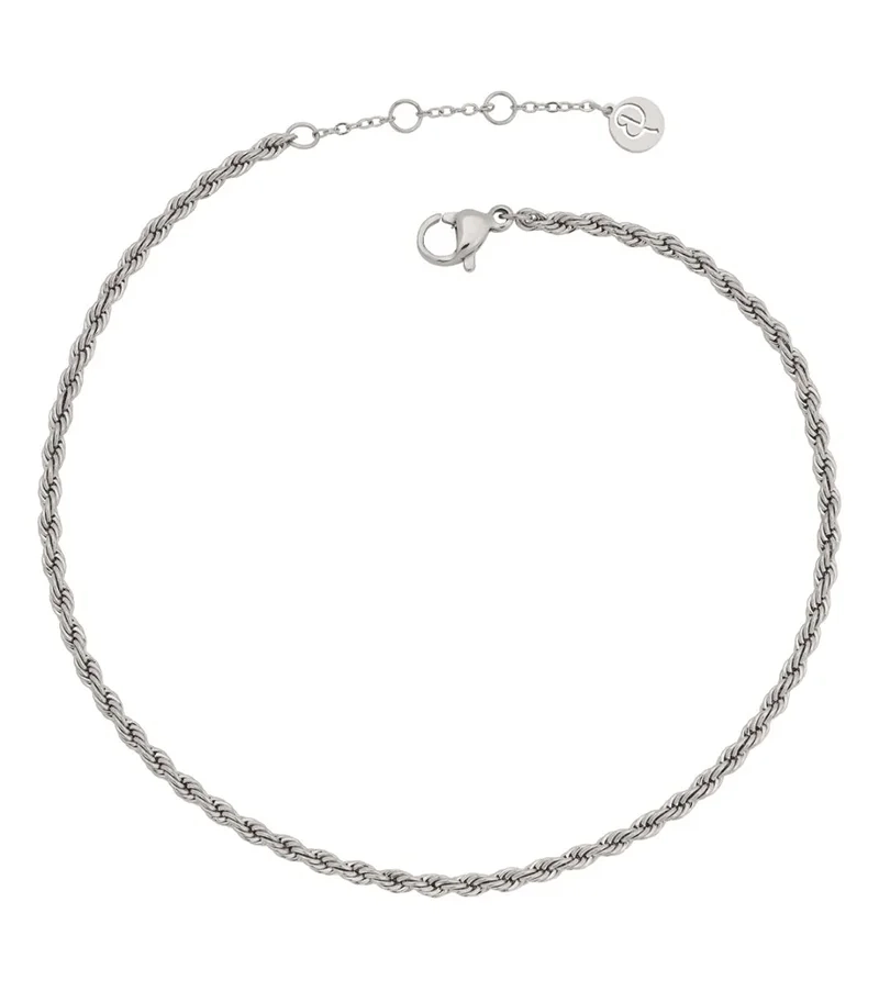 Edblad – Rope Anklet Steel