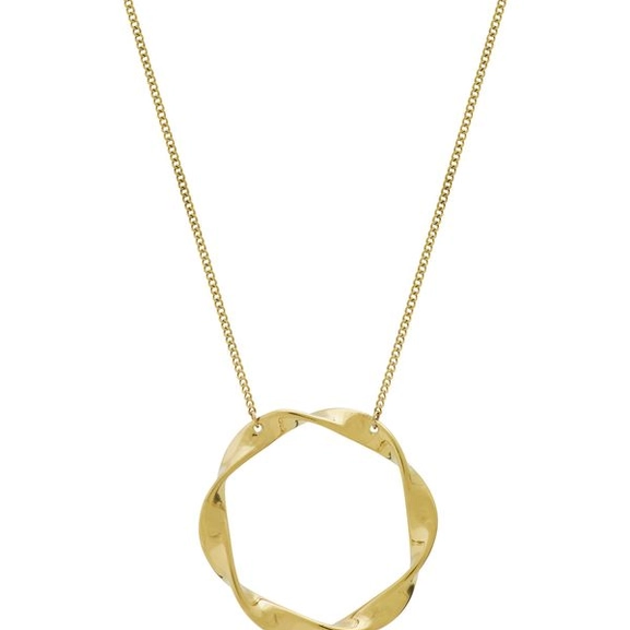 Swirl Necklace Large Gold - Edblad - Snabb frakt & paketinslagning - Nordicspectra.se