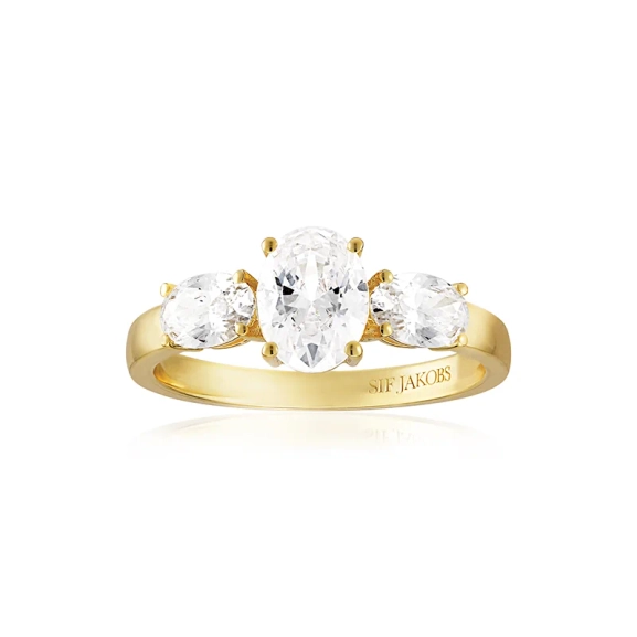 Ellisse Three Ring Gold von Sif Jakobs