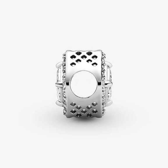 Quadratischer Funkelnder Strahlenkranz Charm von PANDORA, Schneller Versand - Nordicspectra.de