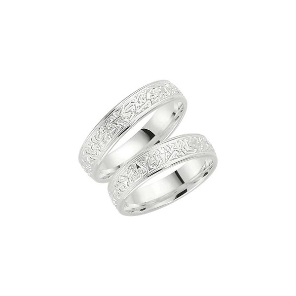 270-5 Silver - Vigsel- & förlovningsringar - Schalins - Fri storleksändring* - Nordic Spectra