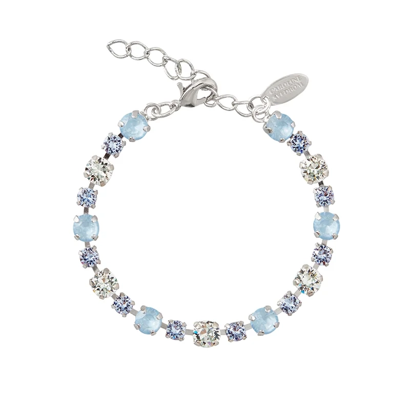 Caroline Svedbom - Calanthe Bracelet Rhodium Sky Combo