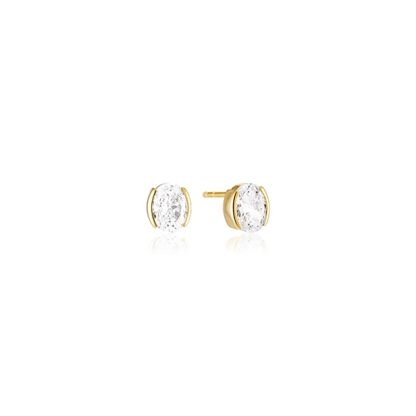 Sif Jakobsin Ellisse Carezza Earrings Gold -korvakorut