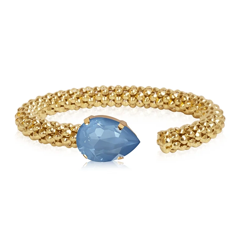 Caroline Svedbom - Classic Rope Bracelet Gold Denim Ignite