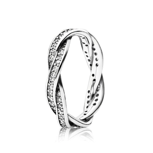 Funkelnde Gedrehte Linien Ring von PANDORA, Schneller Versand - Nordicspectra.de