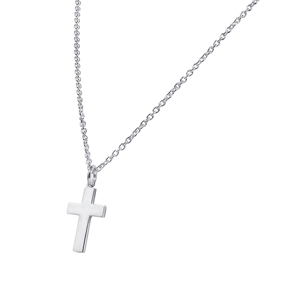 Classic Cross Halsband Silver - Snabb frakt & fri paketinslagning - Nordicspectra.se