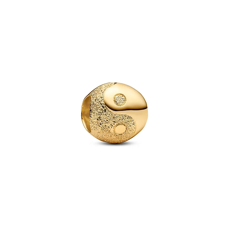 Mini Yin & Yang Glittrande Berlock Guld