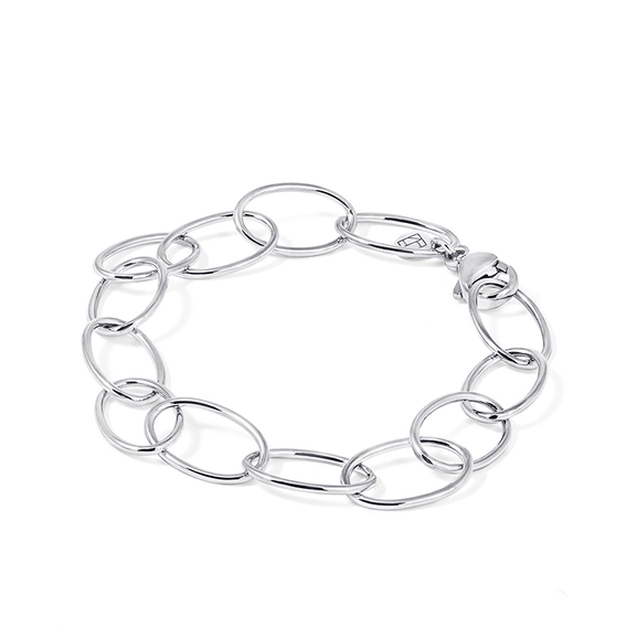 Weekend Bracelet Wide Silver - Snabb frakt & fri paketinslagning - Nordicspectra.se