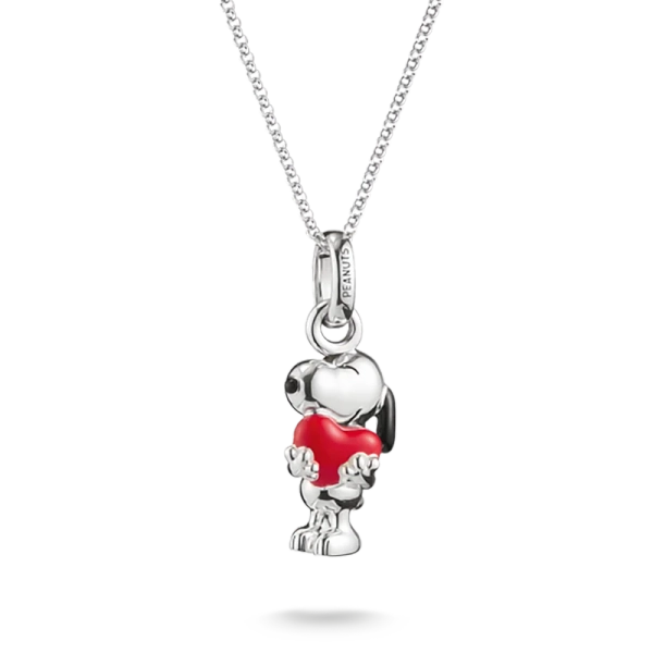 Snobben med Hjärta Halsband i återvunnet 925-silver