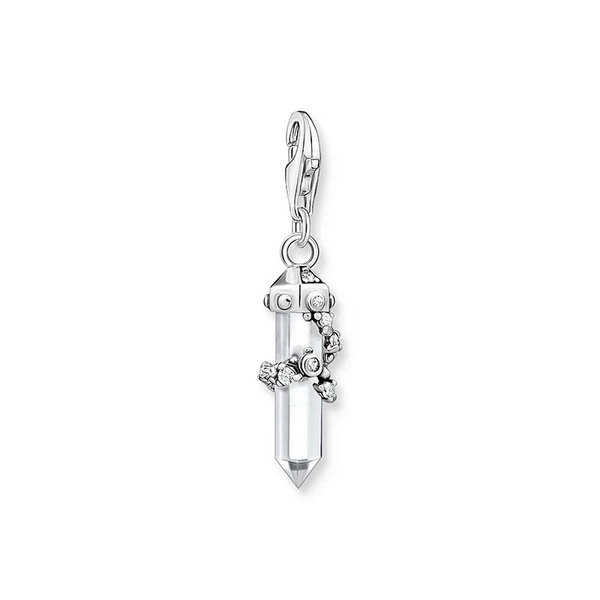 Charm-hängsmycke Mjölkkvarts Silver - Thomas Sabo berlock - Snabb frakt & paketinslagning - Nordicspectra.se