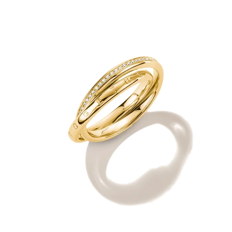 Dubbelring Together Guld
