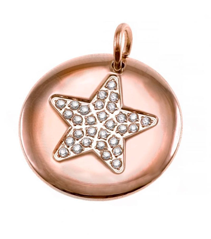 Charmentity Star Large Rose Gold - Edblad - Snabb frakt & paketinslagning - Nordicspectra.se