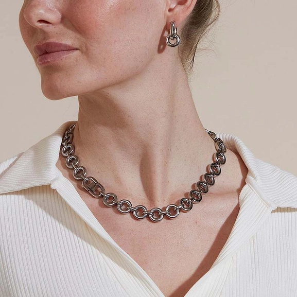 Halo Necklace Multi Steel - Edblad - Snabb frakt & paketinslagning - Nordicspectra.se