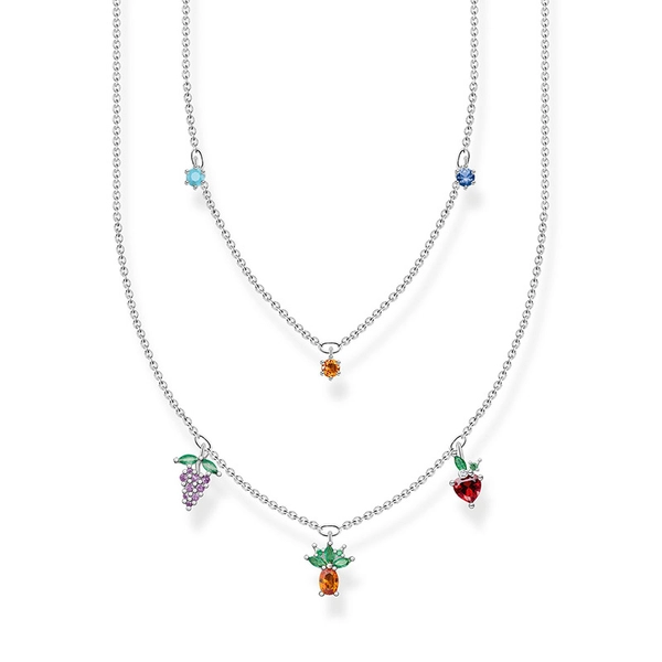 Halsband Färgglada Frukter - Thomas Sabo halsband - Snabb frakt & paketinslagning - Nordicspectra.se