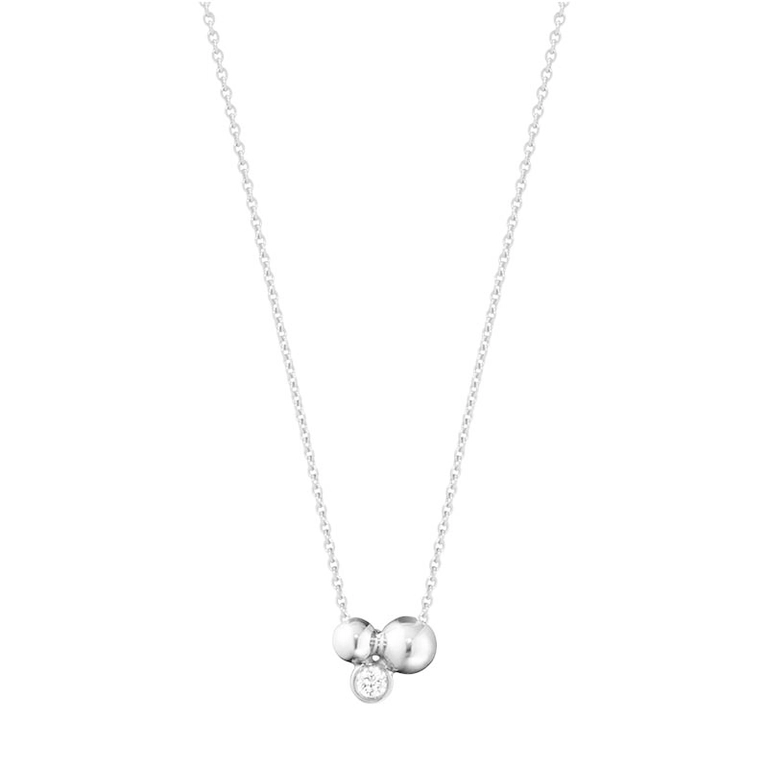 Moonlight Grapes Halsband Tre Druvor med Diamanter - Georg Jensen halsband - Snabb frakt & paketinslagning - Nordicspectra.se