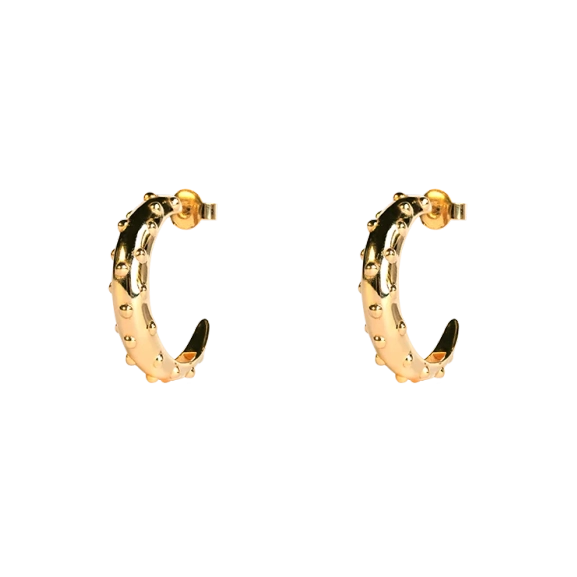 Dot Dew Hoops Gold - Emma Israelsson - Schmuck im skandinavischen Design - Nordic Spectra