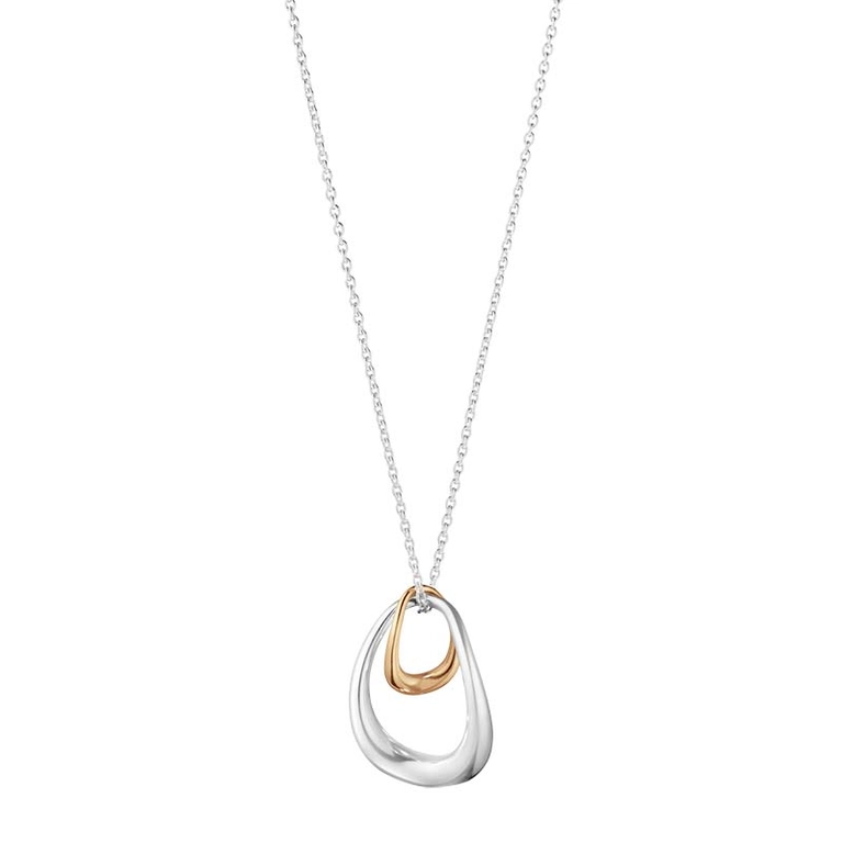 Offspring Halsband Silver & Roséguld - Georg Jensen halsband - Snabb frakt & paketinslagning - Nordicspectra.se
