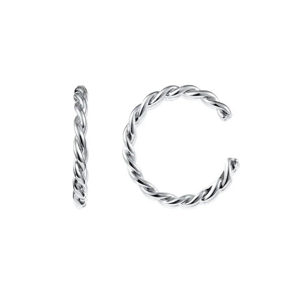 Wrapped Earcuff i silver från Efva Attling med en elegant virad design