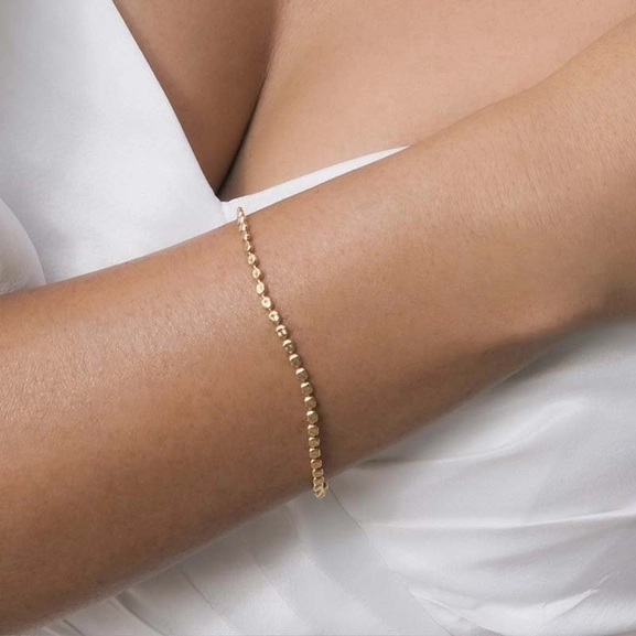 Diamond Chain Bracelet Gold - Caroline Svedbom - Snabb frakt & paketinslagning - Nordicspectra.se