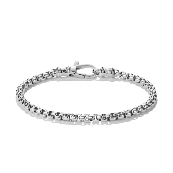 Rebel Venezia 4 mm armband i blankt stål med kedjestruktur