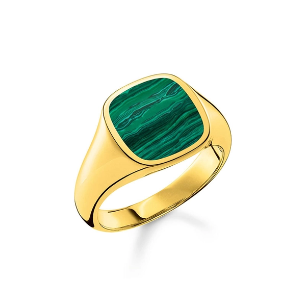 Ring Classic Green-gold - Thomas Sabo - Suuri valikoima & ilmainen lahjapaketointi - Nordicspectra.fi